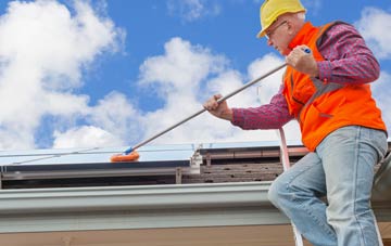 Scotter soft wash roof cleaning